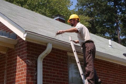 What are the most common techniques for gutter cleaning?